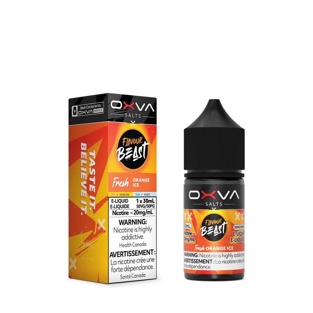 Flavour Beast x OXVA Nicotine Salt E-Liquid - Orange Ice